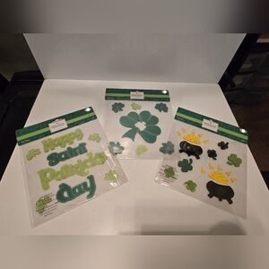 St. Patrick's Day Gel Clings